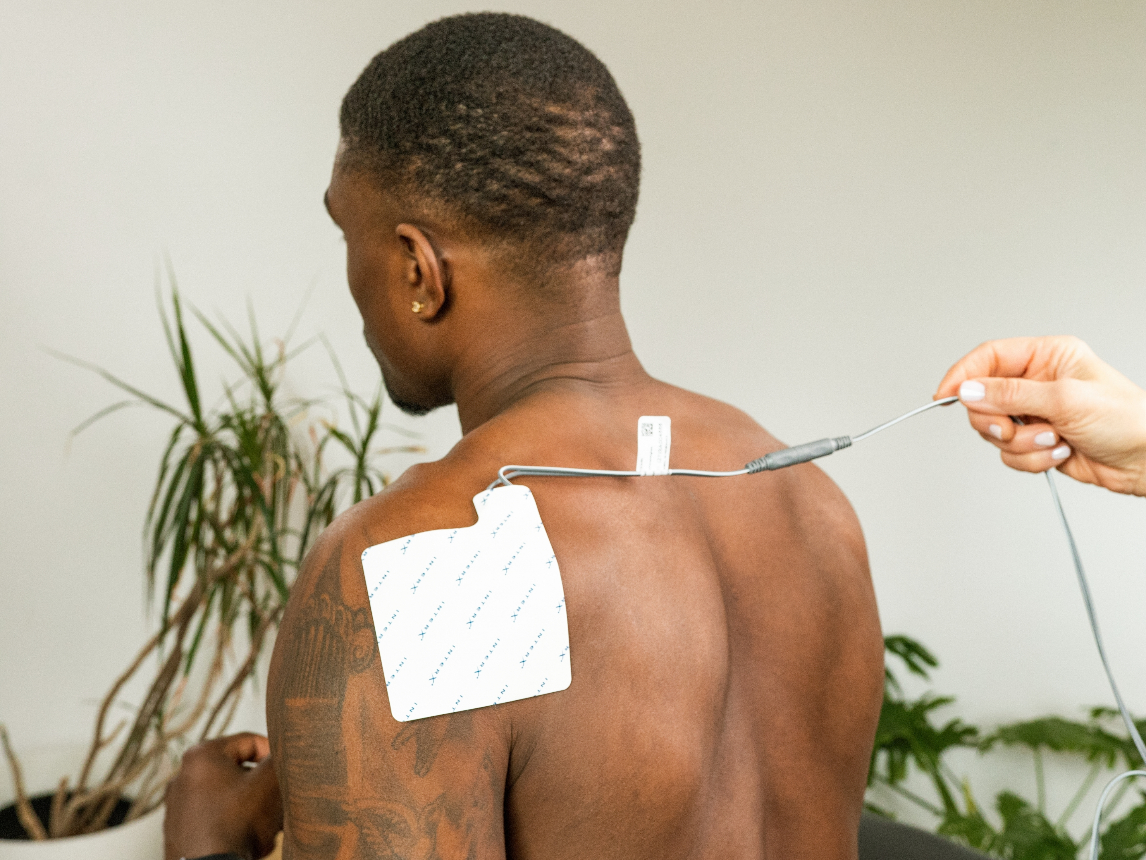 XPad applied on shoulder